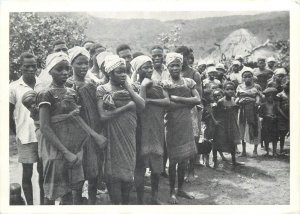 Ethnic types Angola 1958 postcard