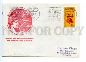 494692 GERMANY 1972 year Apollo 17 Bochum special cancellation SPACE COVER