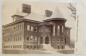 ANTIQUE POSTCARD MAIN STREET SOUTHBRIDGE MA