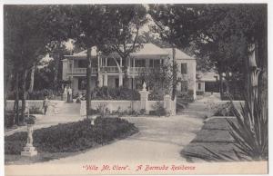 Bermuda; Villa Mt Clare, A Bermuda Residence PPC By AE Bourne, Unused, c 1910's