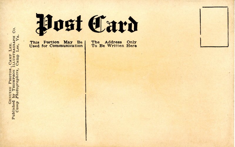 VA - Camp Lee. Interior of Barracks