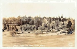 TACOMA WASHINGTON~POINT DEFIANCE PARK-~ELLIS REAL PHOTO POSTCARD