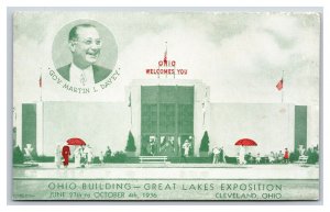 Ohio  Building Great Lakes Exposition Cleveland Ohio OH  UNP DB Postcard G18