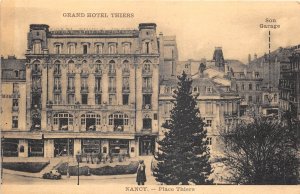 US38 postcard France Nancy place Thiers hotel