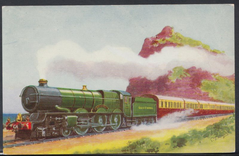 Railways Postcard - Vintage Trains - Great Western Railway Locomotive No 6000...