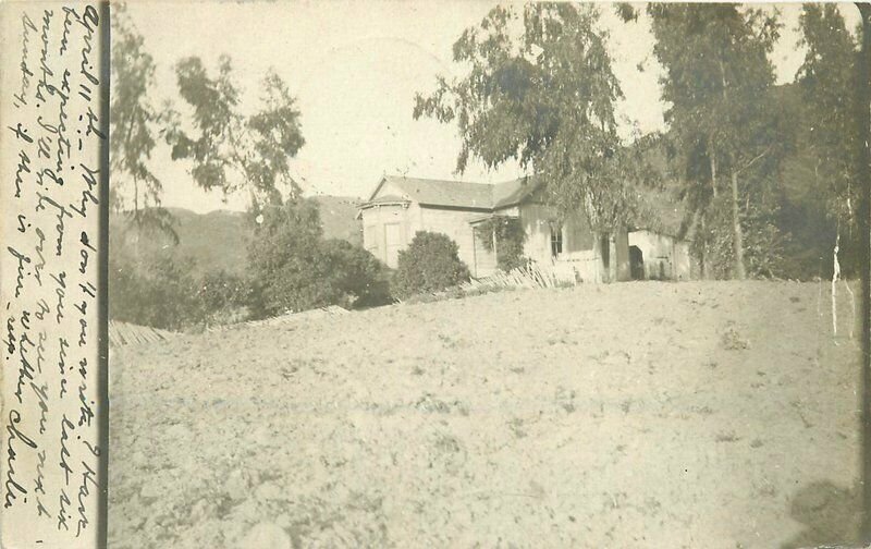 1905 Santa Anita San Gabriel California Small Ranch Home Photo Postcard 20-10202