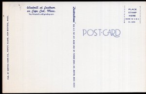 Massachusetts Windmill at EASTHAM on Cape Cod - Chrome