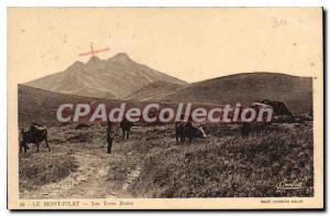 Old Postcard Mont Pilat The three teeth