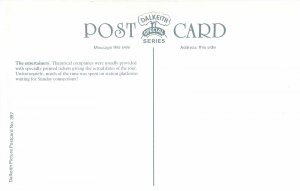 Dalkeith picture Postcard entertainers train tickets
