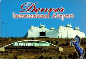 CO, Colorado  DENVER INTERNATIONAL AIRPORT  Jeppesen Terminal  4X6 Postcard