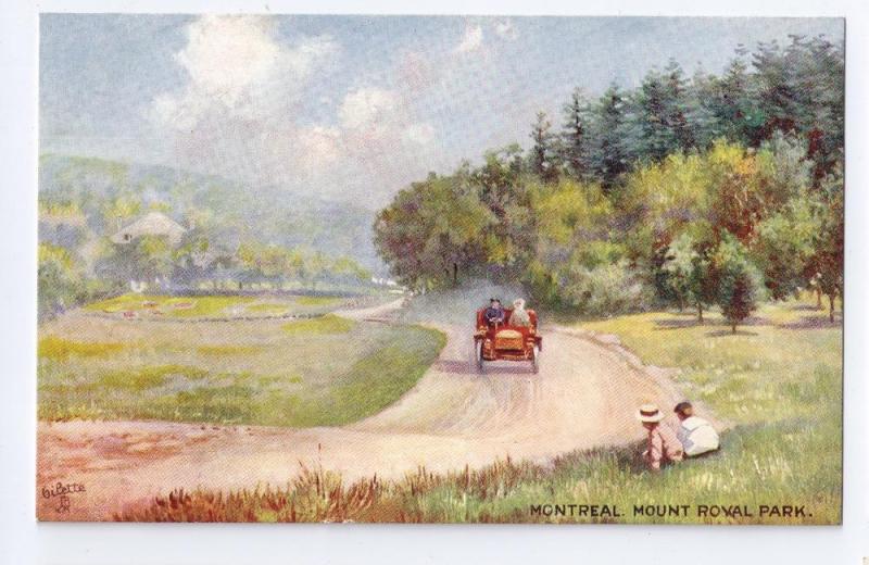 Tuck Oilette Montreal Quebec Canada Mt Royal Park Postcard