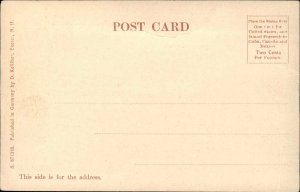 Exeter New Hampshire NH Hemlock Square Trolley c1905 Postcard