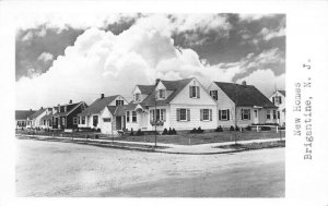 Brigantine New Jersey New Homes Residential Area Real Photo Postcard AA74497