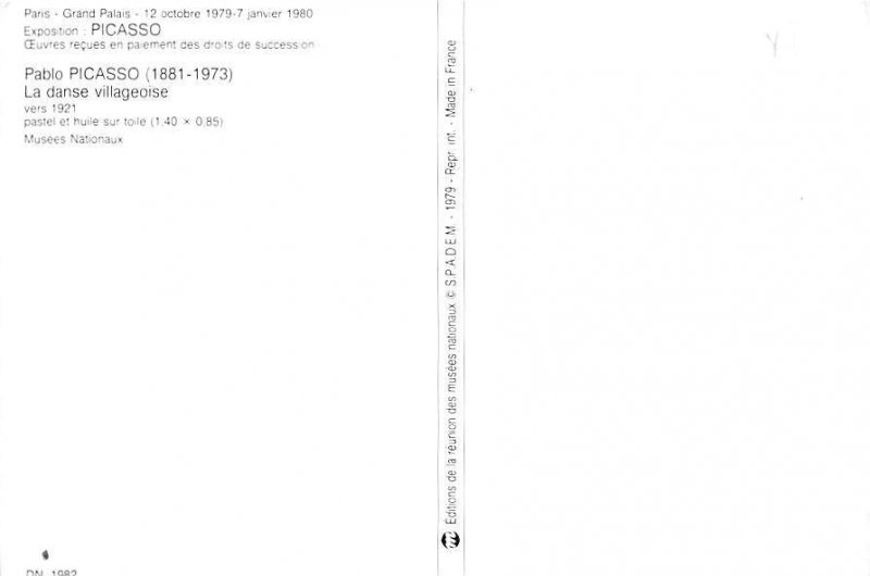 La Danse Villageoise, By Pablo Picasso 