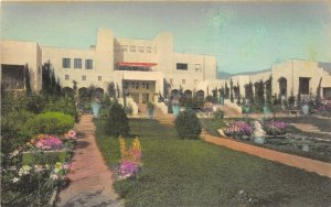 Santa Barbara California 1930s Postcard Samarkand Persian Hotel Hand Colored