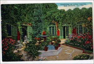 Courtyard of Little Theatre, New Orleans LA