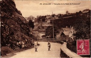 CPA AVALLON - Vue prise de la Route de Fontaubert (108401)