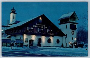 Bavarian Inn, Frankenmuth, Michigan, Winter Scene, Vintage 1977 Chrome Postcard