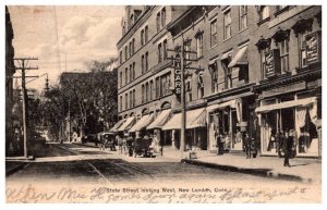 Connecticut  New London,   State Street looking West