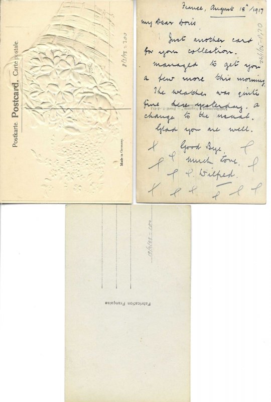 Beautiful flowers Lor of nineteen (29) old vintage PC. Early 20th century