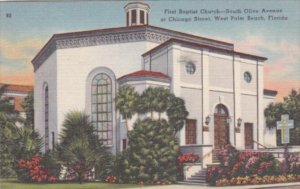 Florida West Palm Beach First Baptist Church 1952