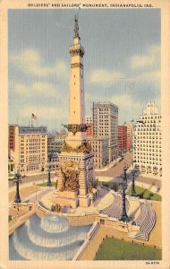 Soldiers and Sailors Monument Located in the Heart Of the City - Indianapolis...