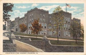 STAUNTON VIRGINIA~STAUNTON MILITARY ACADEMY POSTCARD 1920s