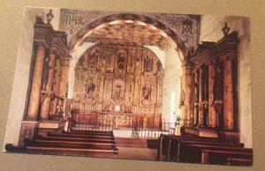 VINTAGE UNUSED PC MAIN ALTAR MISSION SAN FRANCISCO DE ASIS, SAN FRANCISCO, CAL.