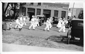 J17/ Springfield Minnesota RPPC Postcard c1910 Tri-County Fair Blacksmith  63