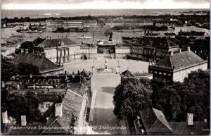 Denmark Kjøbenhavn Udsigt Over Amalienborg Slotsplads Copenhagen Postcard C023