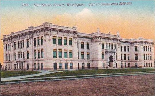 Washington Everett High School Cost Of Construction 200000