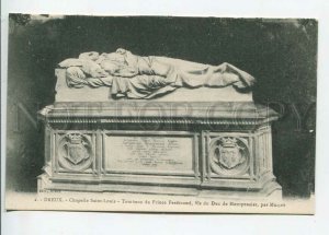 437995 FRANCE Dreux Chapelle Saint-Louis tomb Prince Ferdinand Vintage postcard