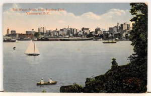 The Water Front from Stanley Park, Vancouver, B. C. - Postcard