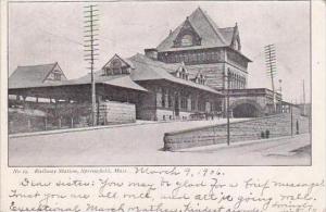 Massachusetts Springfield Railway Station 1906