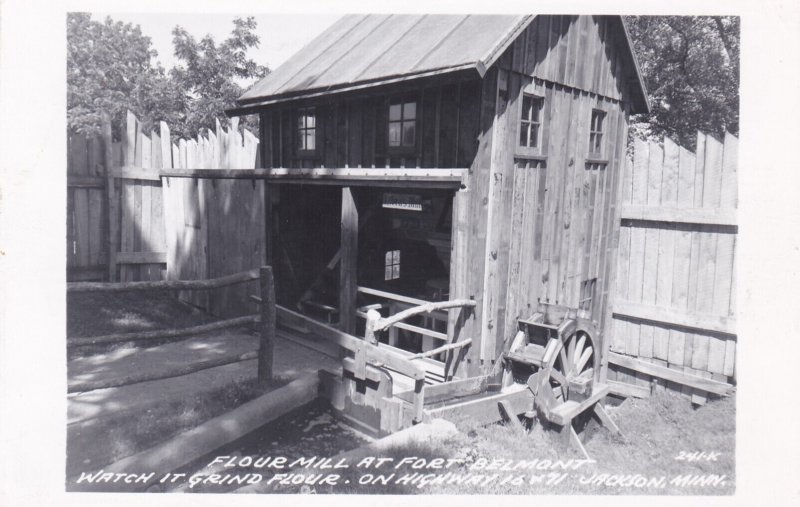 Minnesota Flour Mill At Fort Belmont 1962 Real Photo