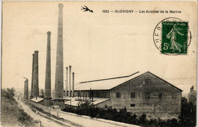 CPA GUERIGNY - Les Acieres de la Marine (518047)