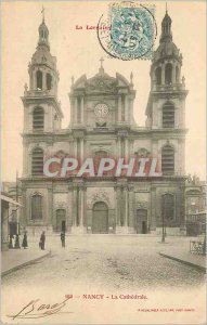 Old Postcard Nancy La Cathedrale