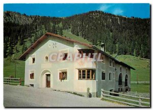 Postcard Modern Tort Tschierv Chasa Balcun Val Mustair