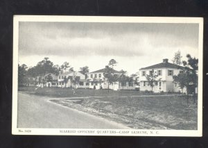 CAMP LEJEUNE NORTH CAROLINA UNITED STATES MARINES BASE VINTAGE POSTCARD N.D.