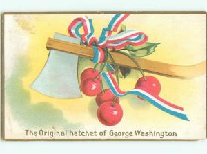 Divided-Back GEORGE WASHINGTON SCENE Patriotic Postcard AB0167