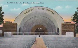 Illinois Sterling Grandon Civic Center Curteich