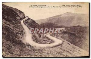 Old Postcard Route Pay Mary A Turning dangeroux between Payrol No Refuge and ...