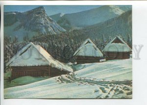 465880 POLAND Tatras tourist lodges on Kolyatowki Old Russian edition postcard