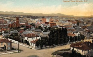 Panorama Victoria British Columbia Canada 1907c postcard