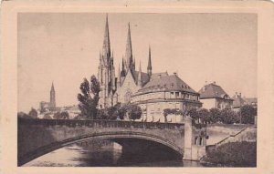 France Strasbourg Eglise Saint Paul et Cathedrale