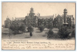 c1905 Randolph Macon Woman's College Lynchburg Virginia VA Antique  Postcard