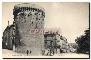 Old Postcard Perigueux The Mataguerre Tour and Course Feneton