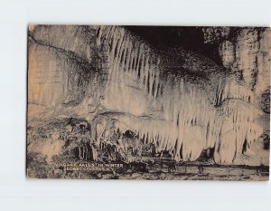 Postcard Niagara Falls In Winter, Secret Caverns, Howes Cave, New York