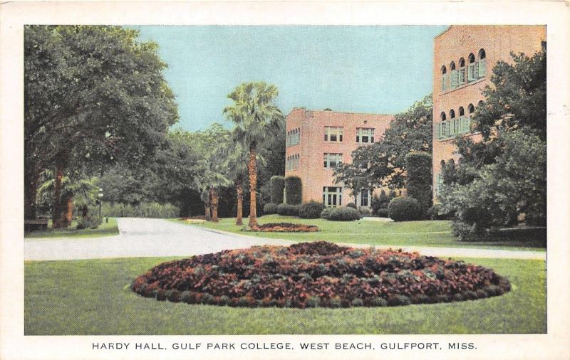 Gulfport Mississippi~Gulf Park College (for Girls) Hardy Hall @ West Beach~1950s