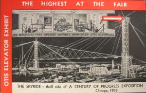 Chicago IL 1933 World's Fair Postcard